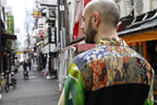 Kimono Aloha Shirt Silk Medium CA24