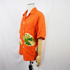 Kimono Aloha Shirt Silk Medium CA52