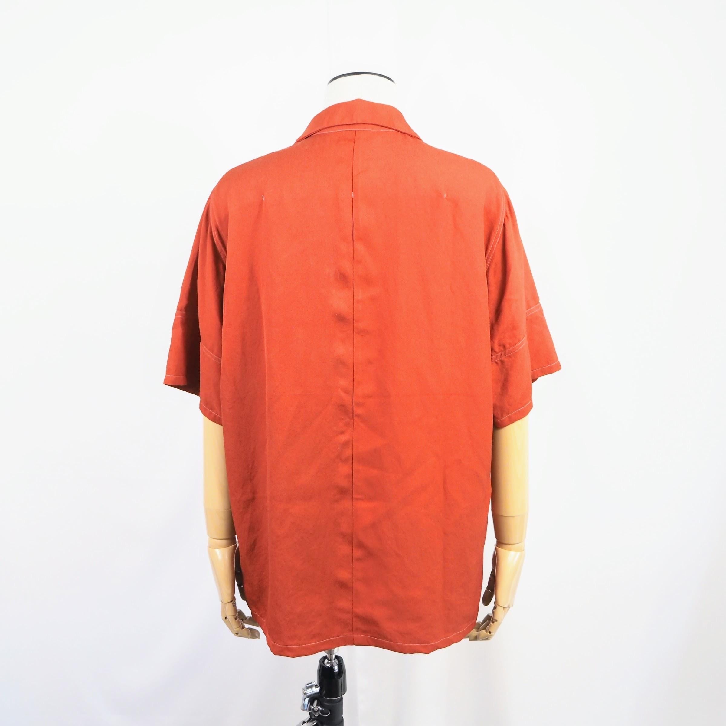 着物アロハシャツ シルク Mサイズ CA51
