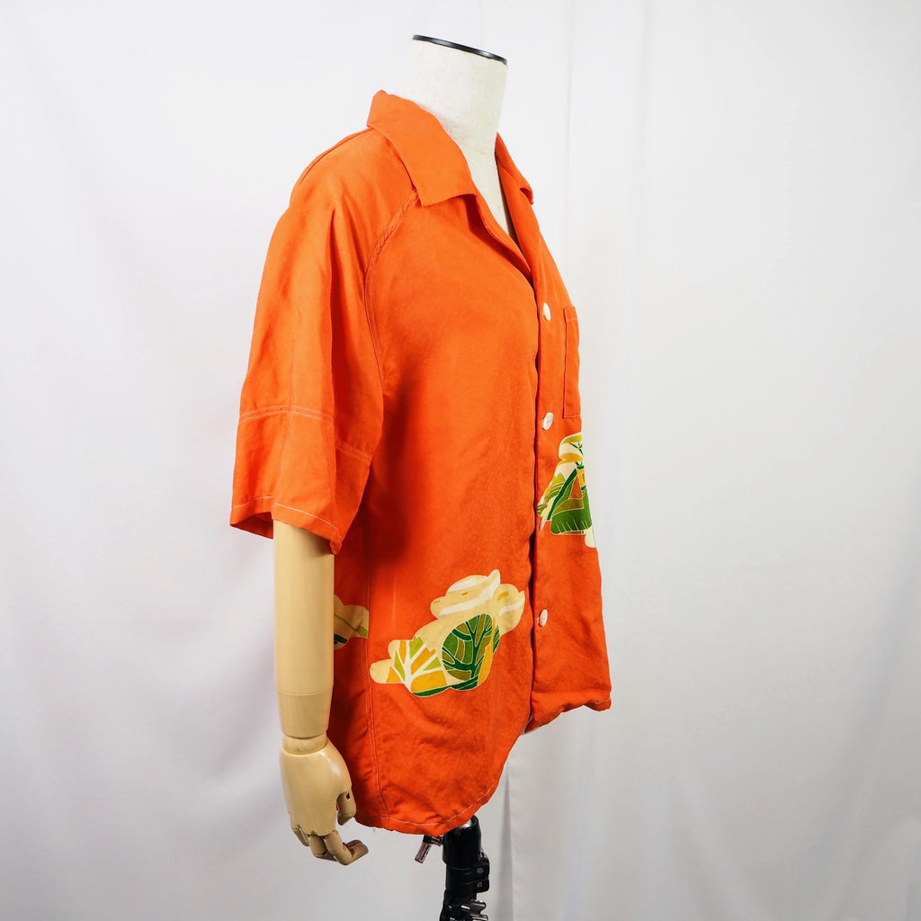 Kimono Aloha Shirt Silk Medium CA52