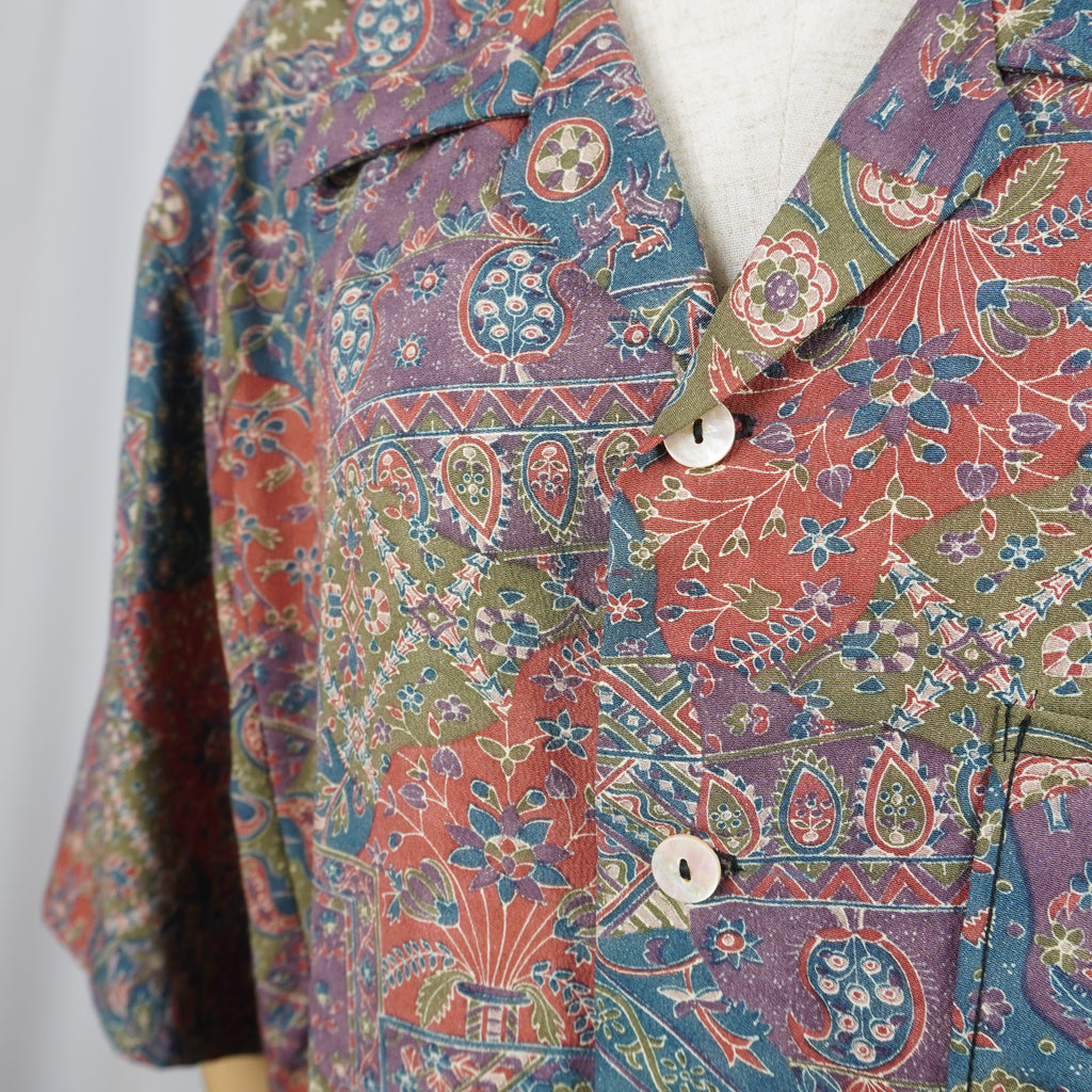 Kimono Aloha Shirt Polyester Size M CA1
