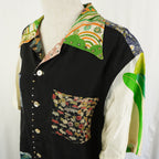 Kimono Aloha Shirt Silk Medium CA24
