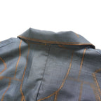 着物アロハシャツ 大島紬 シルク XLサイズ CA87