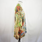 Kimono Aloha Shirt Silk Size L CA16