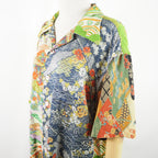 Kimono Aloha Shirt Silk Size L CA16