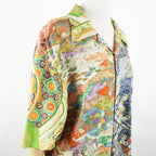 Kimono Aloha Shirt Silk Size L CA16