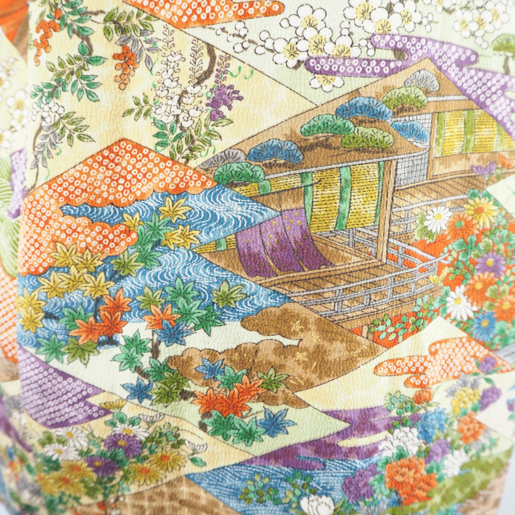 Kimono Aloha Shirt Silk Medium CA17