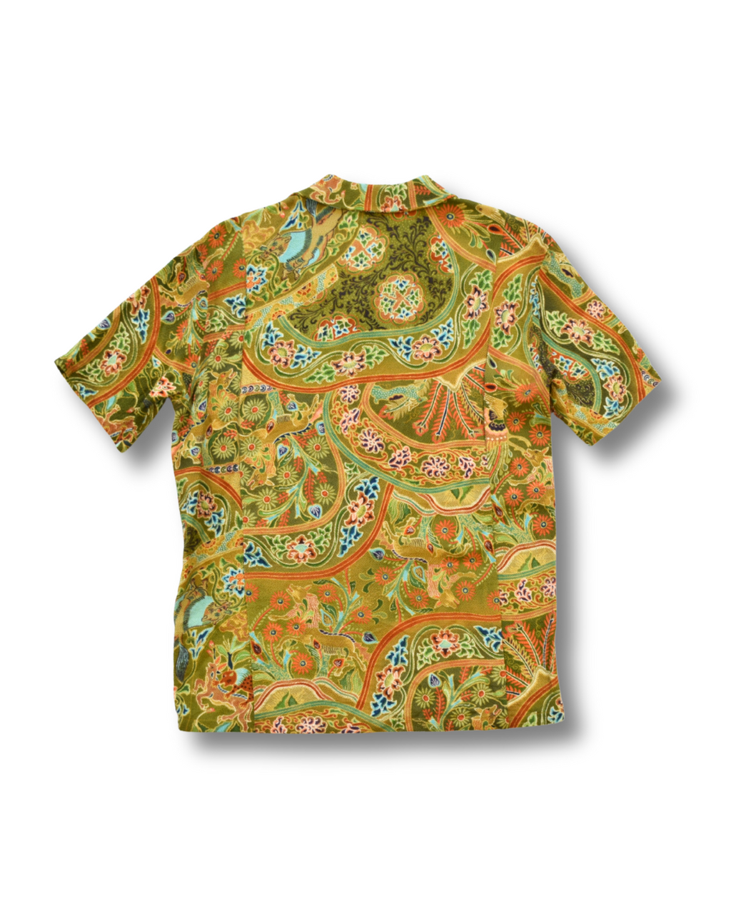 Kimono Aloha Shirt Silk Size S CA3